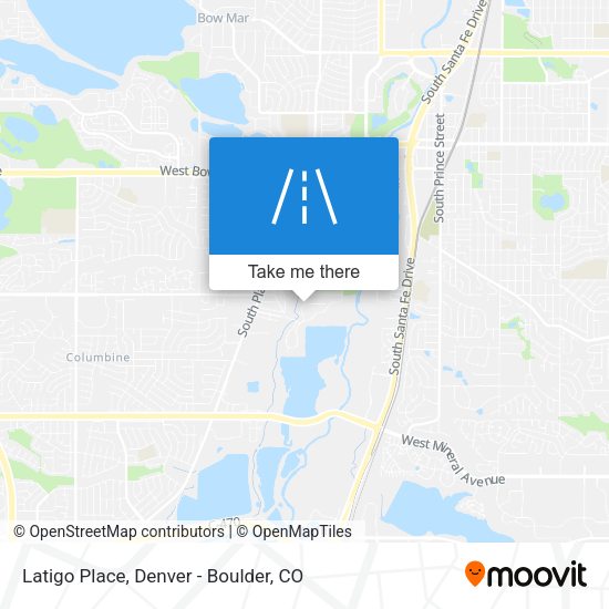 Latigo Place map