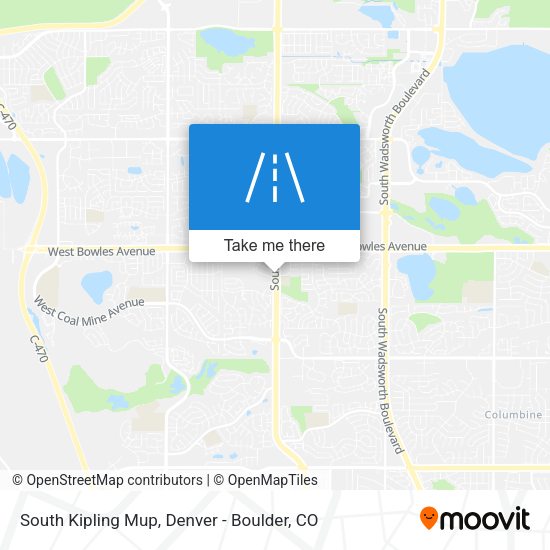 South Kipling Mup map