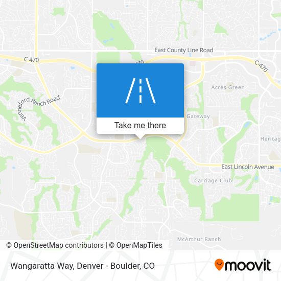 Mapa de Wangaratta Way