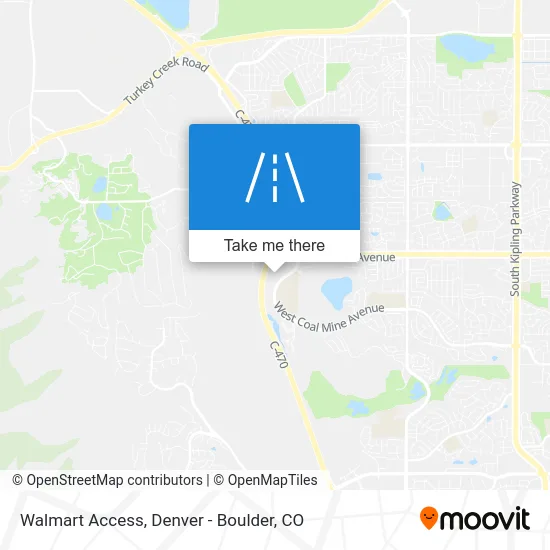 Walmart Access map