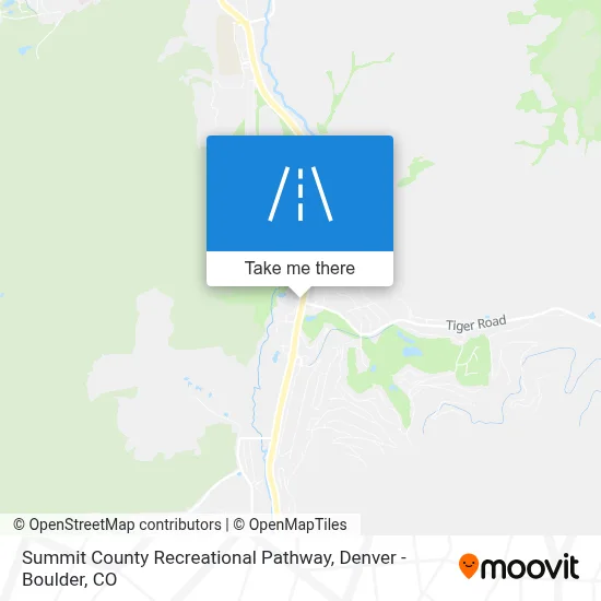 Summit County Recreational Pathway map