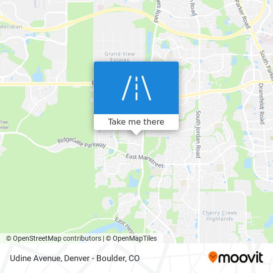 Mapa de Udine Avenue