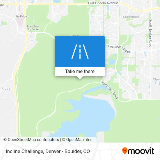 Incline Challenge map