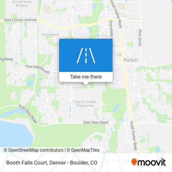 Mapa de Booth Falls Court
