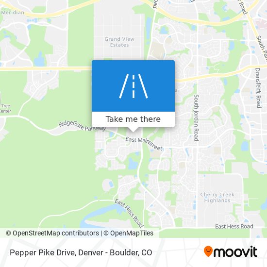 Pepper Pike Drive map
