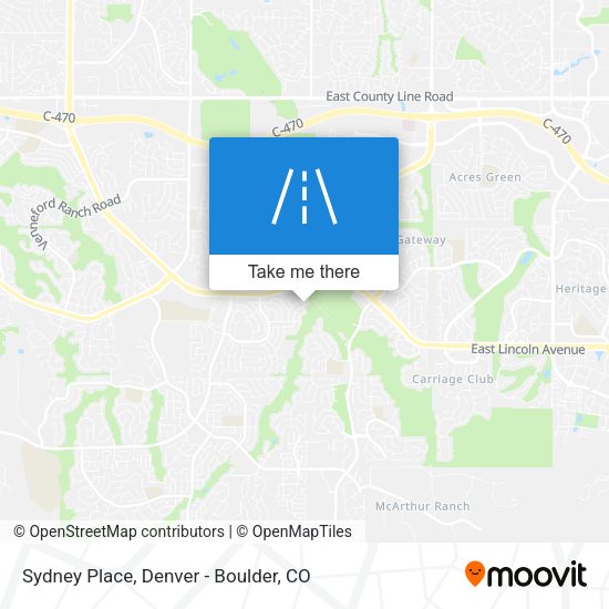 Sydney Place map