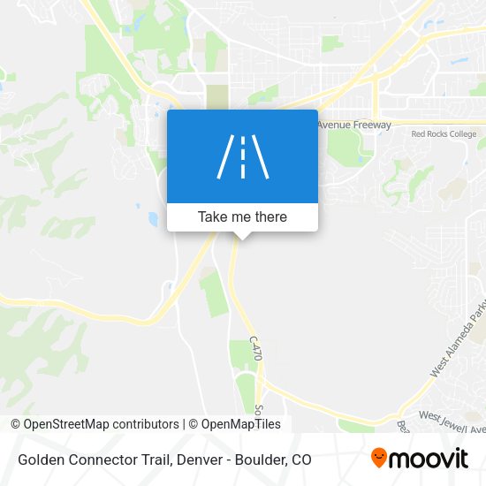 Golden Connector Trail map