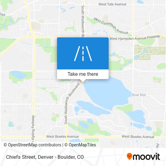 Chiefs Street map