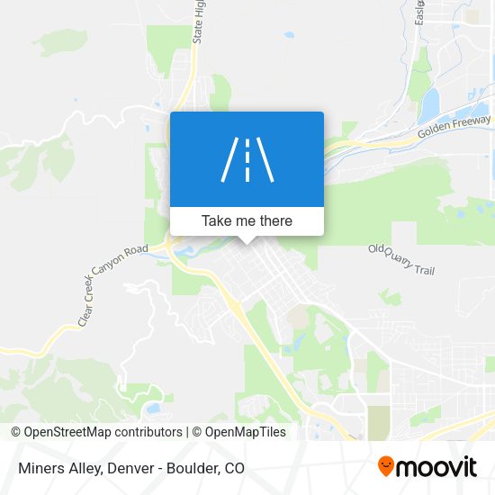 Miners Alley map
