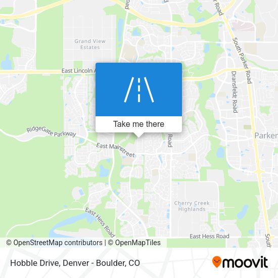 Hobble Drive map