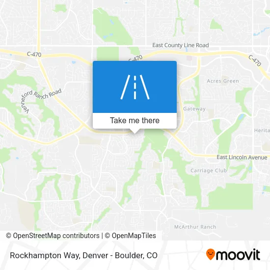 Rockhampton Way map