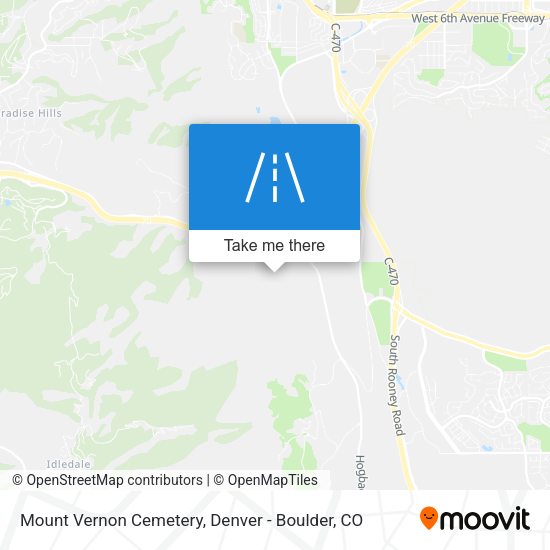 Mount Vernon Cemetery map
