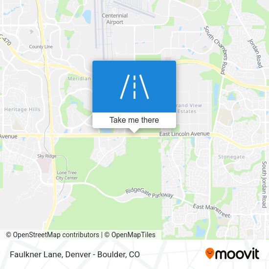 Mapa de Faulkner Lane
