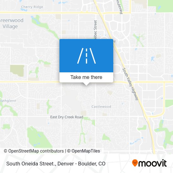 South Oneida Street. map