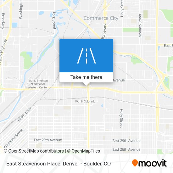 East Steavenson Place map
