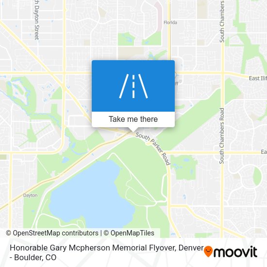 Honorable Gary Mcpherson Memorial Flyover map