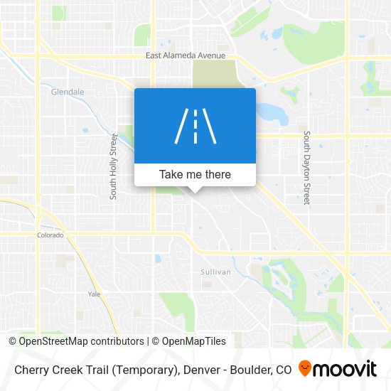 Mapa de Cherry Creek Trail (Temporary)