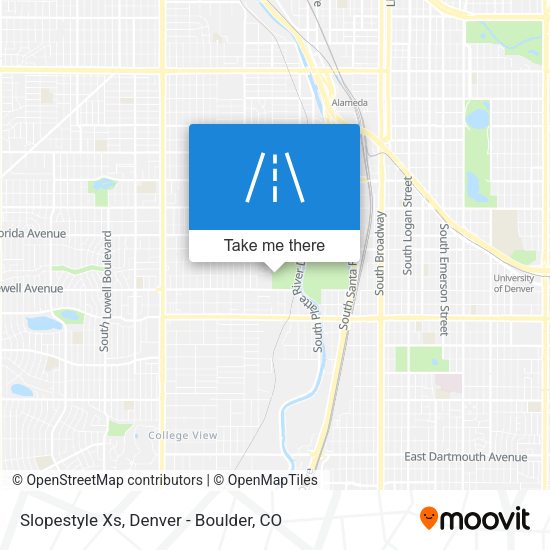 Slopestyle Xs map