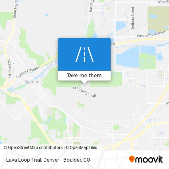 Lava Loop Trial map