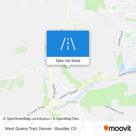 West Quarry Trail map