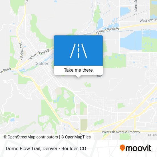 Mapa de Dome Flow Trail
