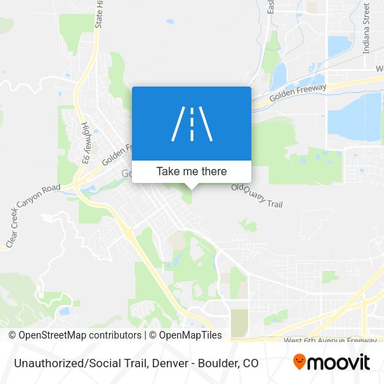 Unauthorized/Social Trail map
