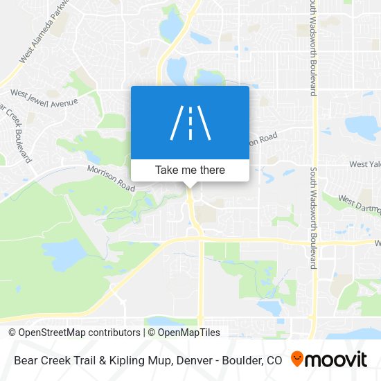 Mapa de Bear Creek Trail &  Kipling Mup
