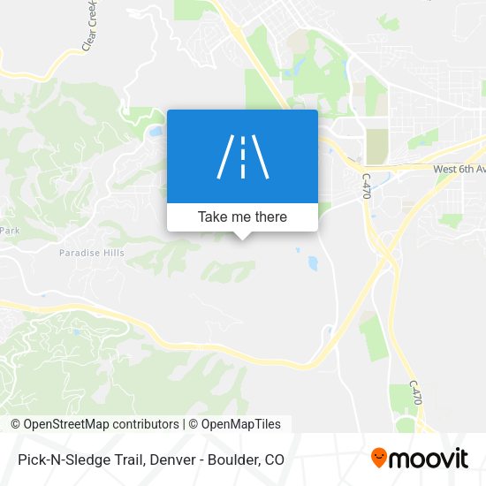 Pick-N-Sledge Trail map