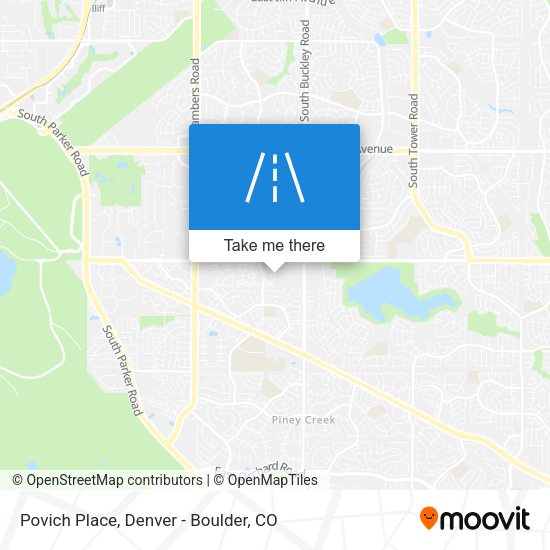 Povich Place map