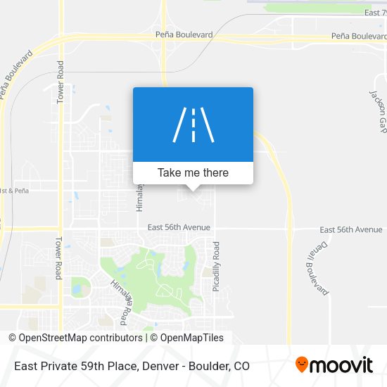 Mapa de East Private 59th Place