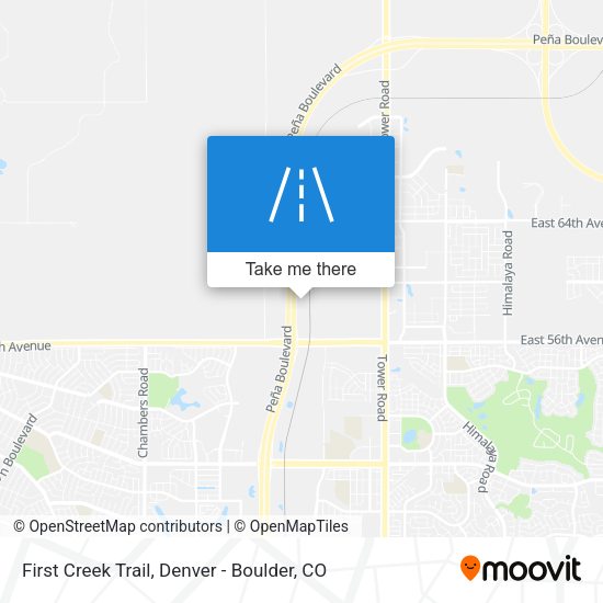First Creek Trail map