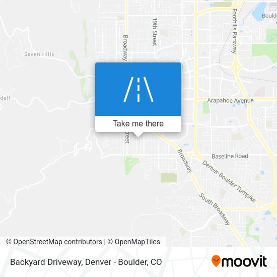 Backyard Driveway map