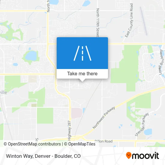 Winton Way map