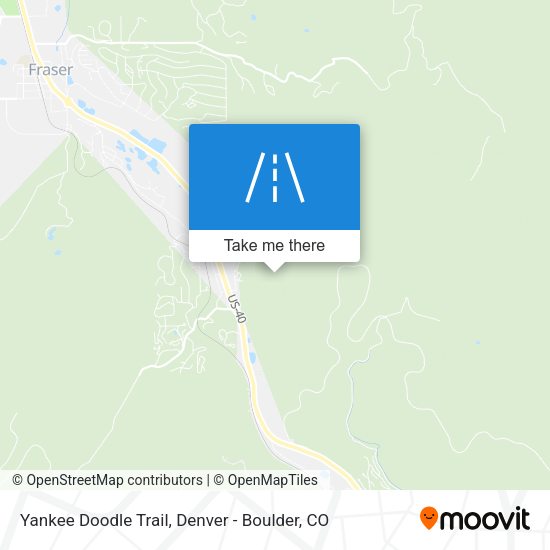 Yankee Doodle Trail map