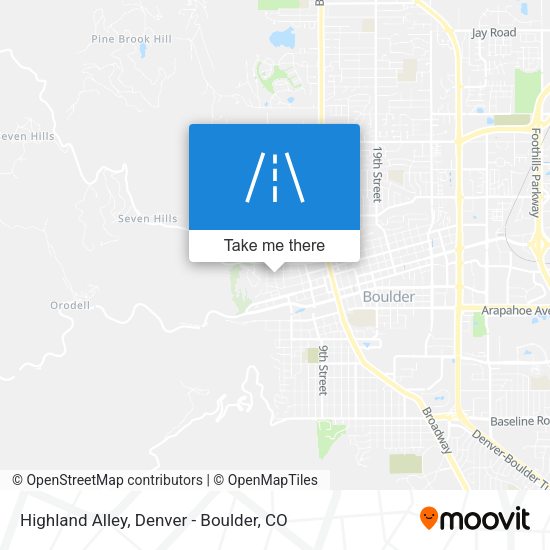 Highland Alley map