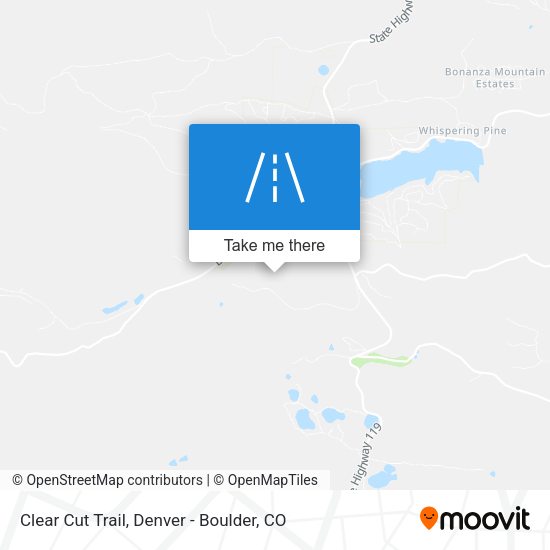 Clear Cut Trail map