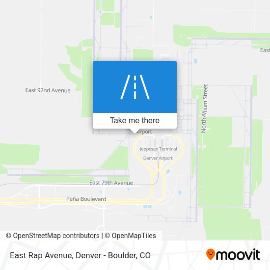 East Rap Avenue map