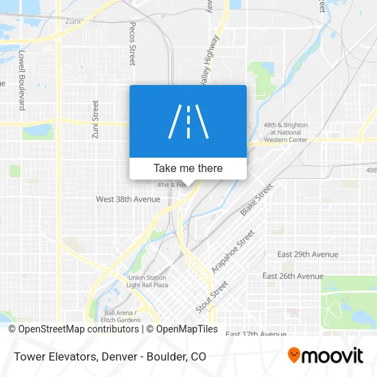 Tower Elevators map