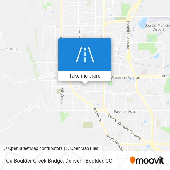 Mapa de Cu Boulder Creek Bridge