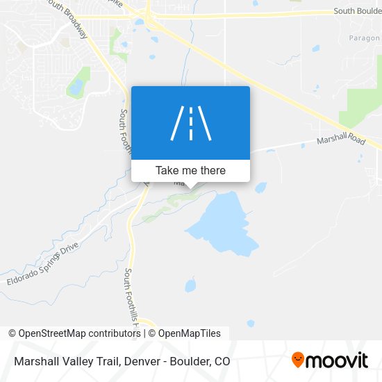Mapa de Marshall Valley Trail