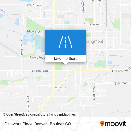Delaware Place map