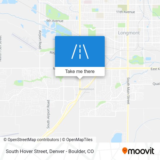 South Hover Street map