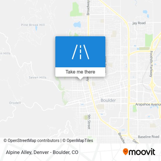 Alpine Alley map