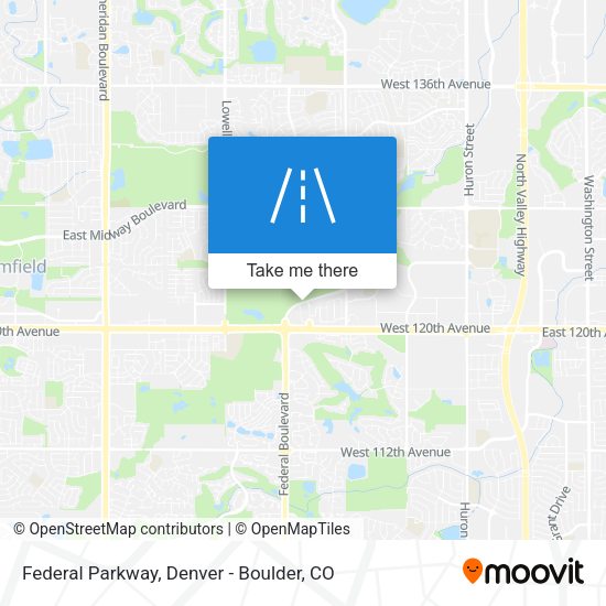 Federal Parkway map