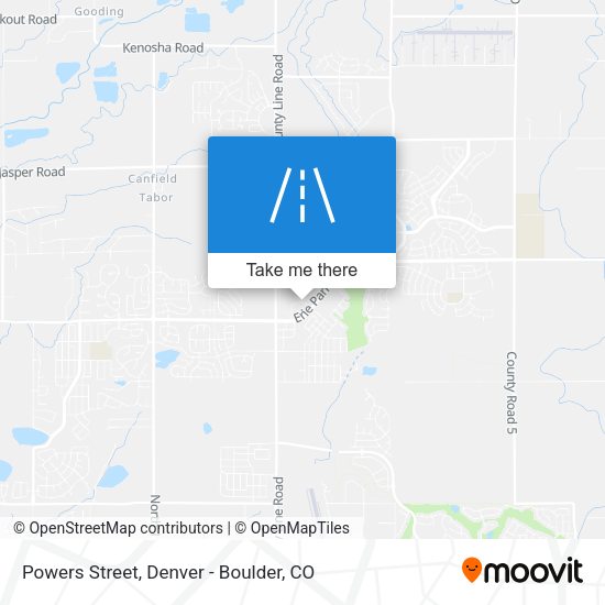 Mapa de Powers Street