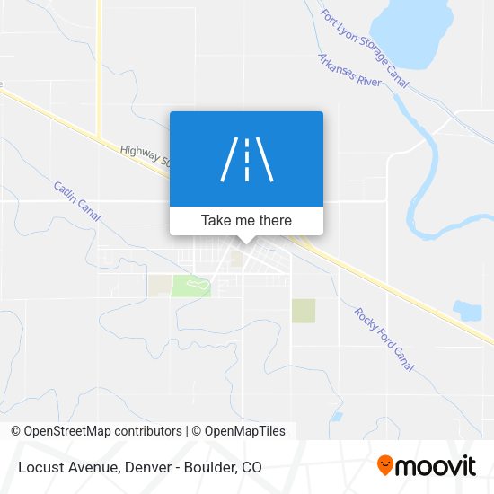 Mapa de Locust Avenue