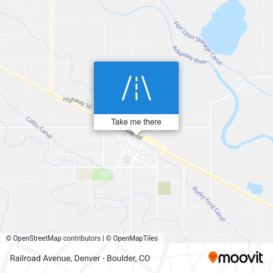 Railroad Avenue map
