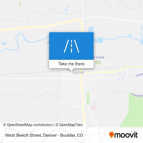 Mapa de West Beech Street