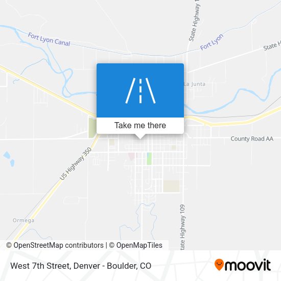 Mapa de West 7th Street