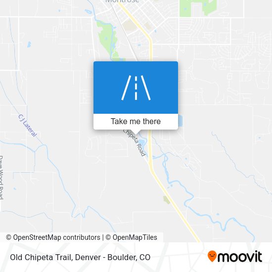 Old Chipeta Trail map